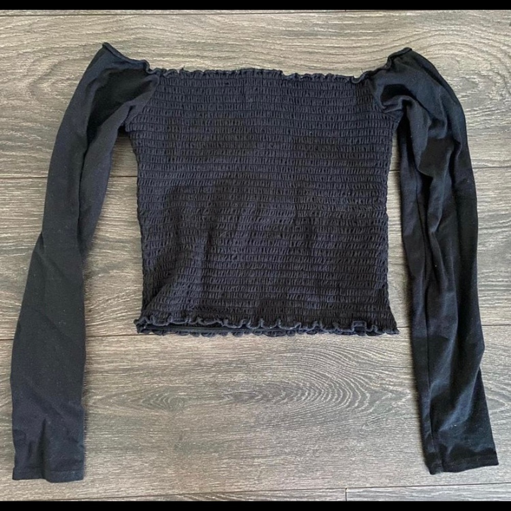 Hollister Smocked Crop Top
